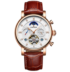 Tourbillon Starry Skeleton Waterproof Automatic Watch