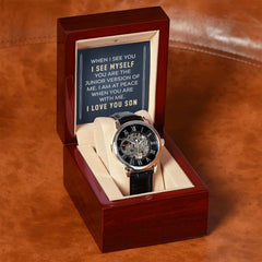 I See Myself In You - Openwork Skeleton Watch