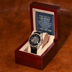 I See Myself In You - Openwork Skeleton Watch
