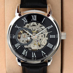 To My Man Life, Love, Best Friend – Luxury Openwork Watch
