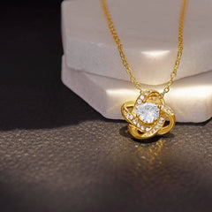 Keep Me In Your Heart - Love Knot Necklace
