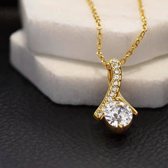To My Beautiful Daughter - Alluring Beauty Necklace