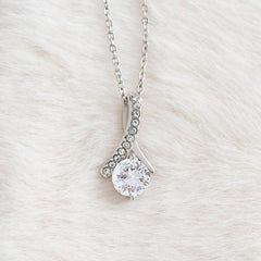 To My Beautiful Daughter - Alluring Beauty Necklace