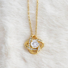 Keep Me In Your Heart - Love Knot Necklace
