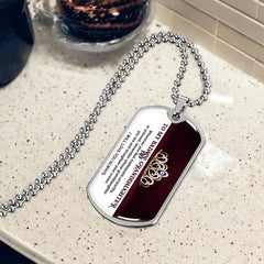 My Badass Granddaughter - Dog Tag Necklace