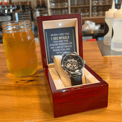 I See Myself In You - Openwork Skeleton Watch