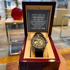 I See Myself In You - Openwork Skeleton Watch