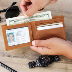 To My Man Inspiration (Black) – Leather Wallet