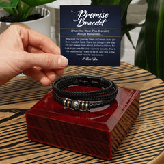Promise Things in Life - Leather Bracelet