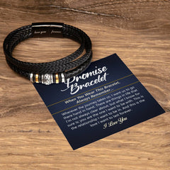 Promise Things in Life - Leather Bracelet