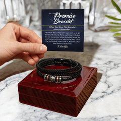 Promise Things in Life - Leather Bracelet