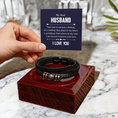 Your Love is not Just a Feeling - Leather Bracelet