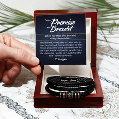 Promise Things in Life - Leather Bracelet