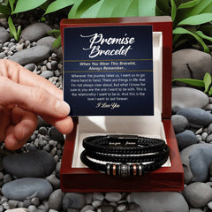 Promise Things in Life - Leather Bracelet