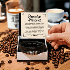 Love You Forever Promise - Leather Bracelet