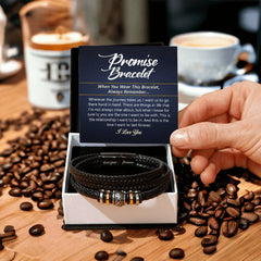 Promise Things in Life - Leather Bracelet