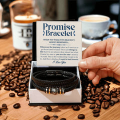 Love You Forever Promise (You Are the One) - Leather Bracelet