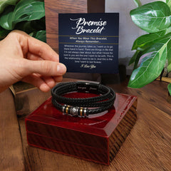 Promise Things in Life - Leather Bracelet