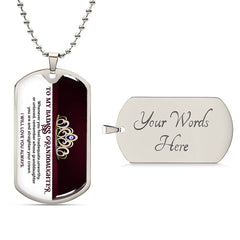 Believe In Yourself - Dog Tag Necklace