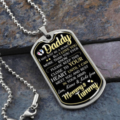 Dad To Be - Dog Tag Necklace