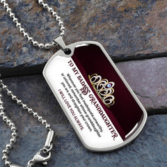 My Badass Granddaughter - Dog Tag Necklace