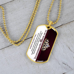 Believe In Yourself - Dog Tag Necklace