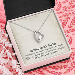 Unbiological Sister - Forever Love Necklace