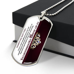 Believe In Yourself - Dog Tag Necklace