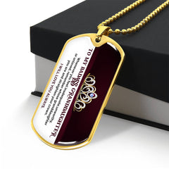 Believe In Yourself - Dog Tag Necklace