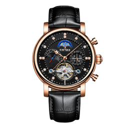 Tourbillon Starry Skeleton Waterproof Automatic Watch