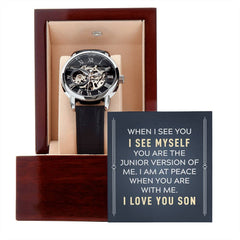 I See Myself In You - Openwork Skeleton Watch