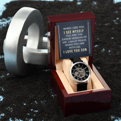 I See Myself In You - Openwork Skeleton Watch