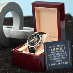 I See Myself In You - Openwork Skeleton Watch