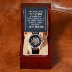 I See Myself In You - Openwork Skeleton Watch