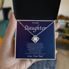 I'm Always With You - Love Knot Necklace
