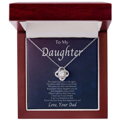 I'm Always With You - Love Knot Necklace