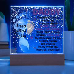 When I Was Small and Sweet - LED Acrylic Square
