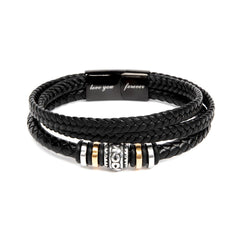 To My Boy Graduation Dreams (Love You) - Leather Bracelet