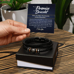 Promise Things in Life - Leather Bracelet