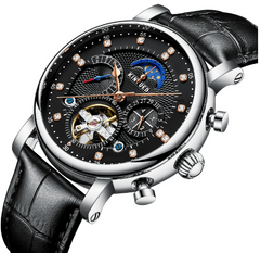 Tourbillon Starry Skeleton Waterproof Automatic Watch