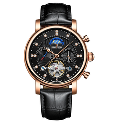 Tourbillon Starry Skeleton Waterproof Automatic Watch